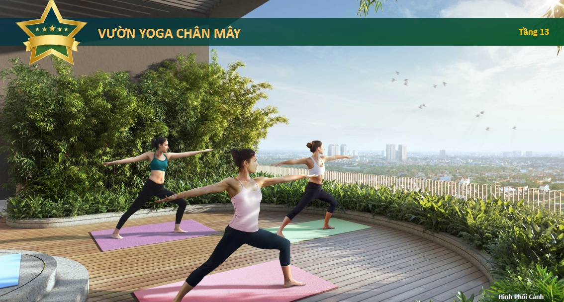Vườn yoga tại Celesta Heights